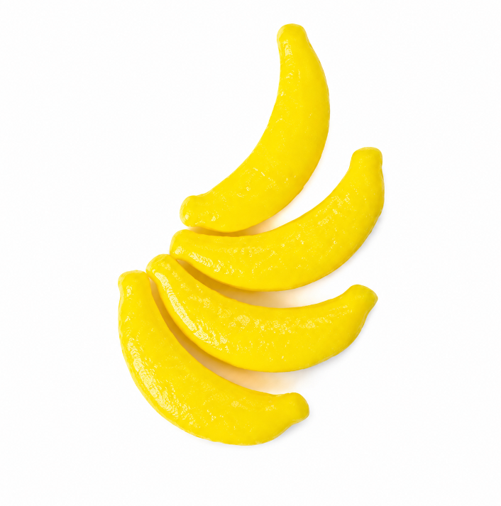 CLEVER CANDY FRUITZ BANANAS YELLOW