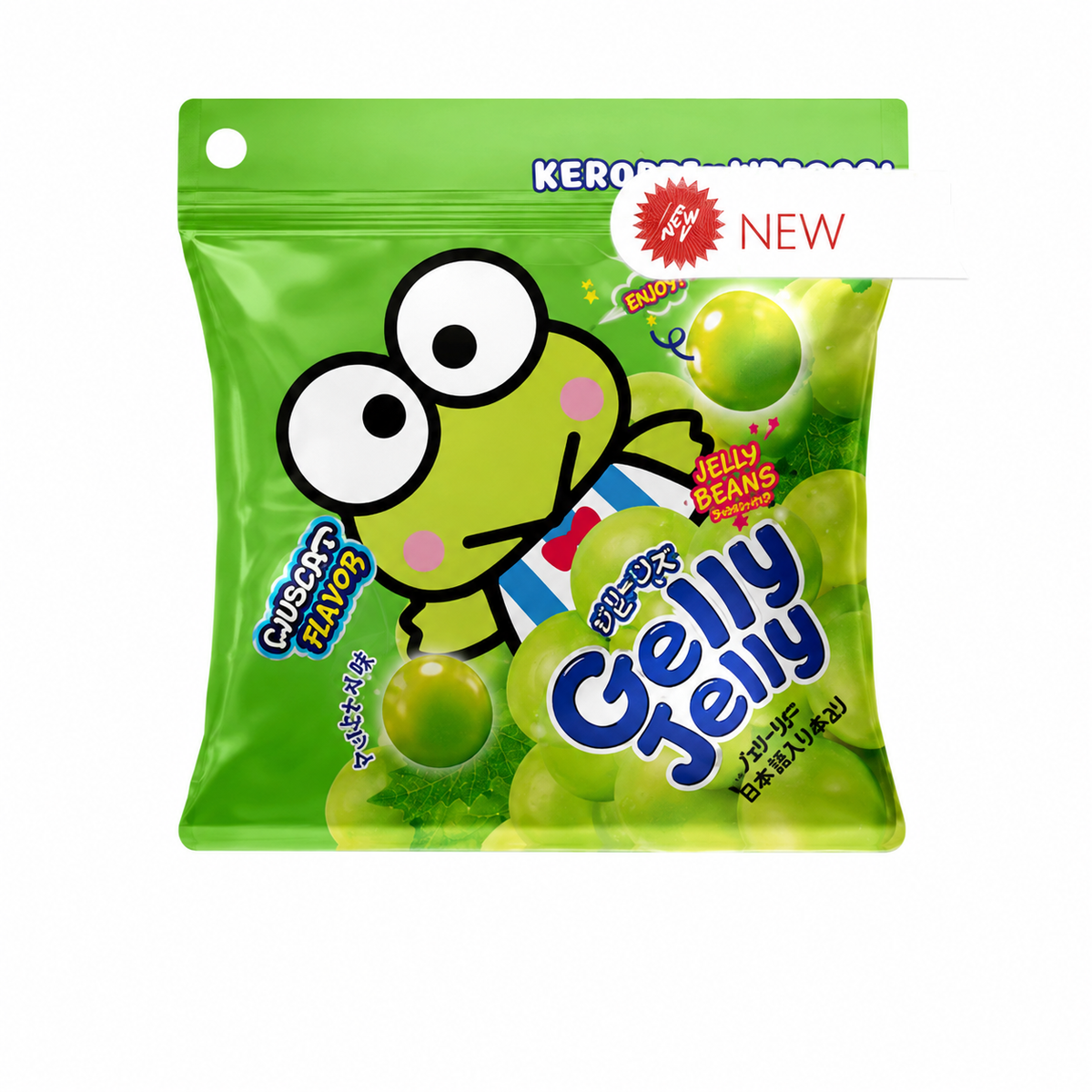 GELLY JELLY KEROPPI SHINE MUSCAT 1.41 OZ PEG BAG