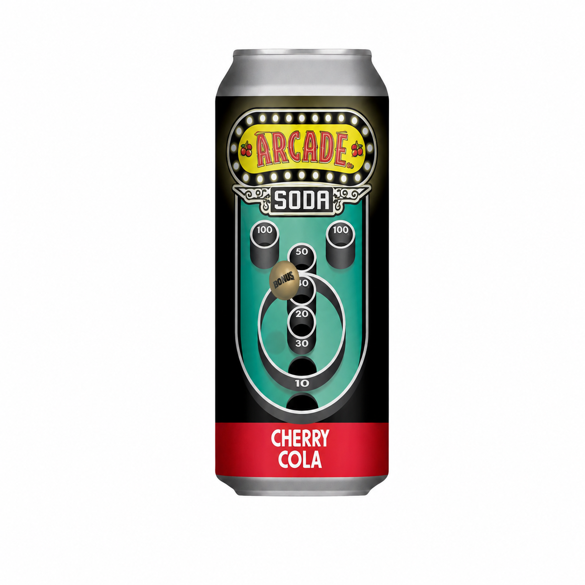 SKEE-BALL CHERRY COLA 16 OZ CAN