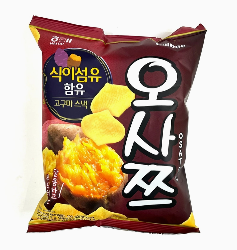 Calbee Korea Osatsu Sweet Potato Chips 2.12 oz
