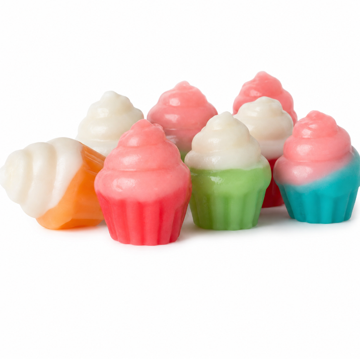 3D GUMMY CUPCAKES