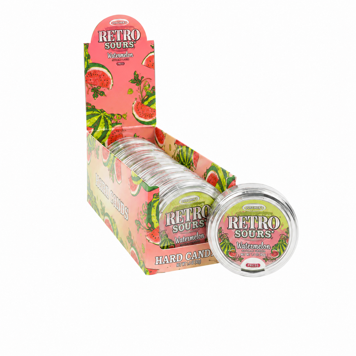 RETRO SOURS WATERMELON 2.12 OZ TIN