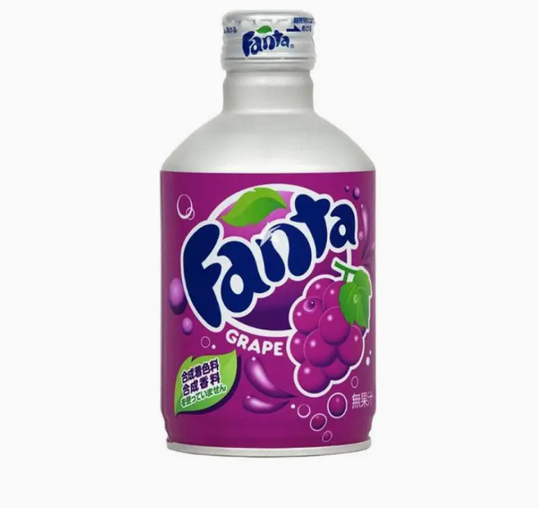 Fanta Grape Aluminum Bottle 300ml (Japan)