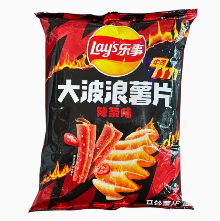Lay's Wavy Chips Spicy Strips 70g (China)
