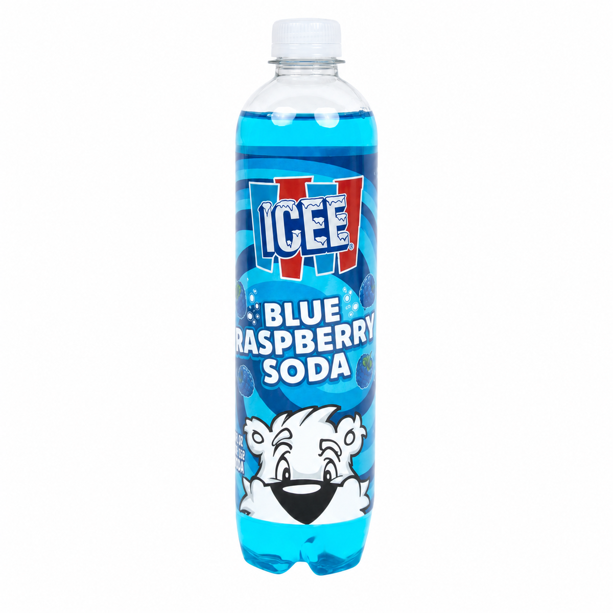 ICEE BLUE RASPBERRY SODA 17 OZ BOTTLE
