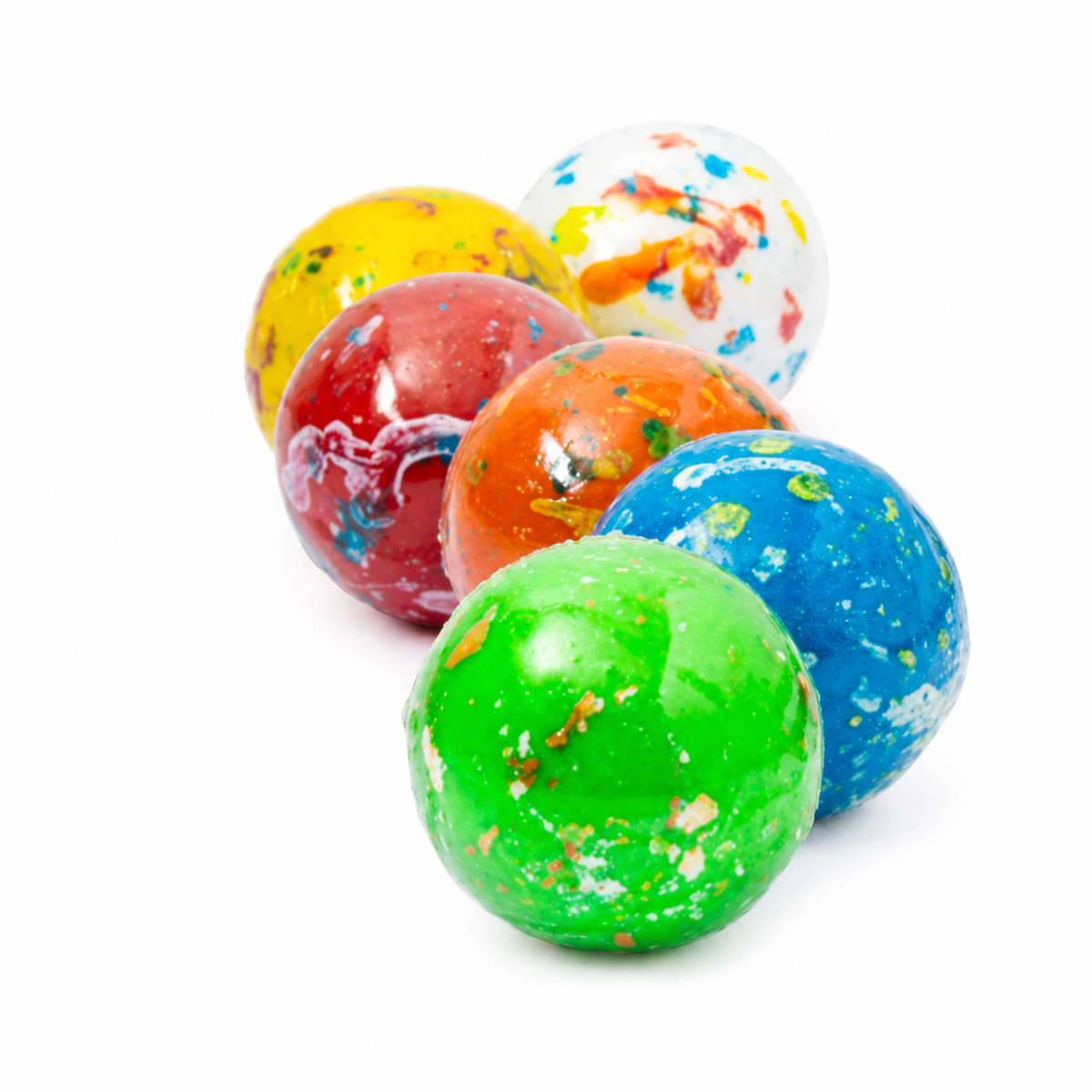 JAWBREAKER WITH CANDY CENTER 2.25" SPLATTER