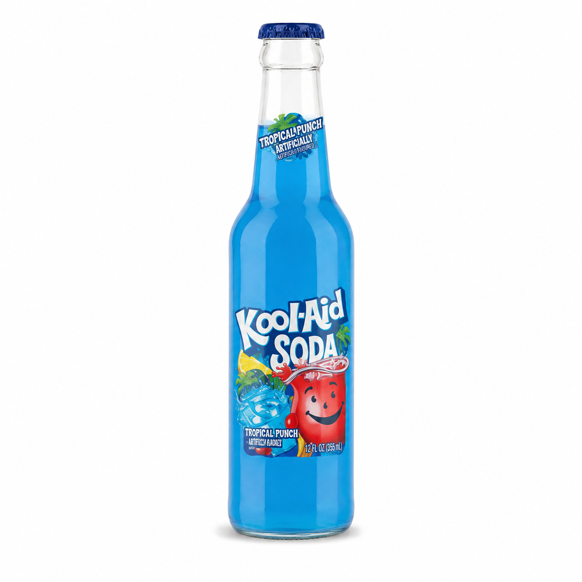 KOOL-AID BLUE RASPBERRY LEMONADE SODA 12 OZ BOTTLE
