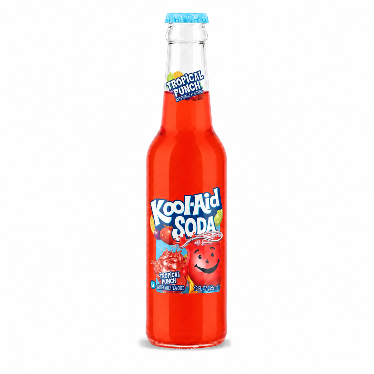 KOOL-AID TROPICAL PUNCH SODA 12 OZ BOTTLE