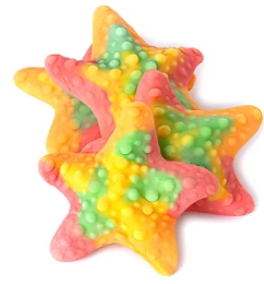 CLEVER CANDY GUMMY TROPICAL STARFISH