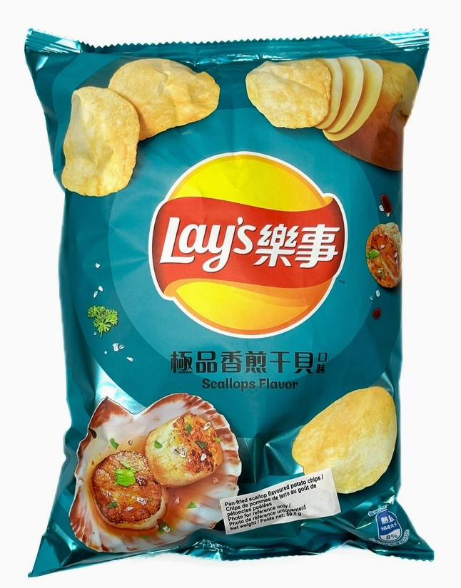 Lay's Scallop Chips 60g (Taiwan)