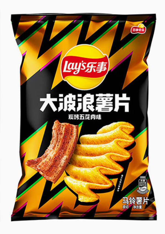 Lay's Wavy Grilled Pork Belly 70g (China)
