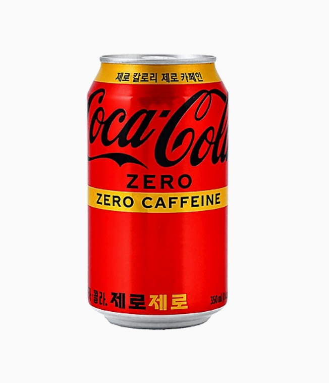 Coca Cola Zero Sugar Zero Caffeine 355ml (Korea)