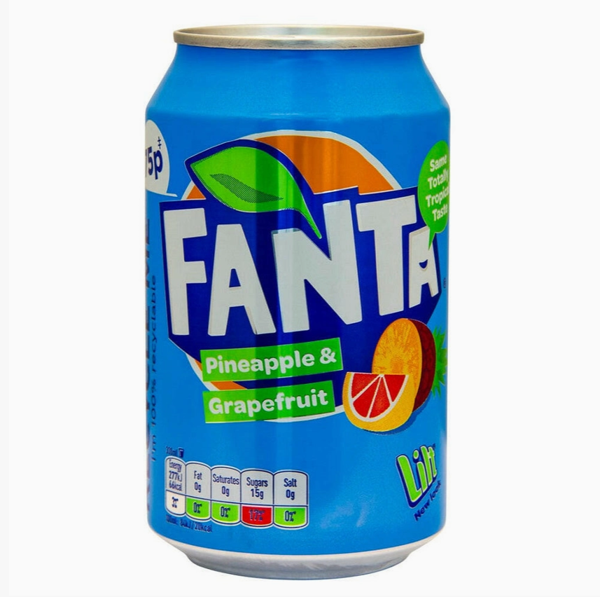 Fanta Pineapple & Grapefruit Can 330ml (Uk)