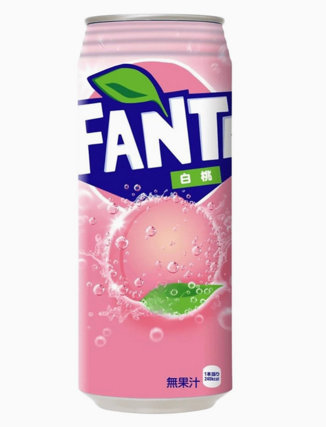 Fanta White Peach Can 500ml (Japan)