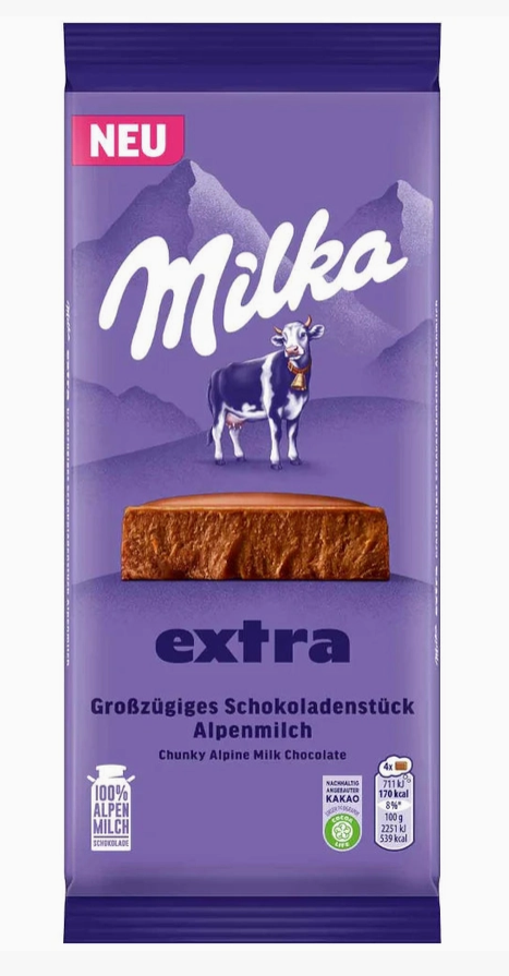 Milka Extra Chunky Alpine Milk 190g (Germany)