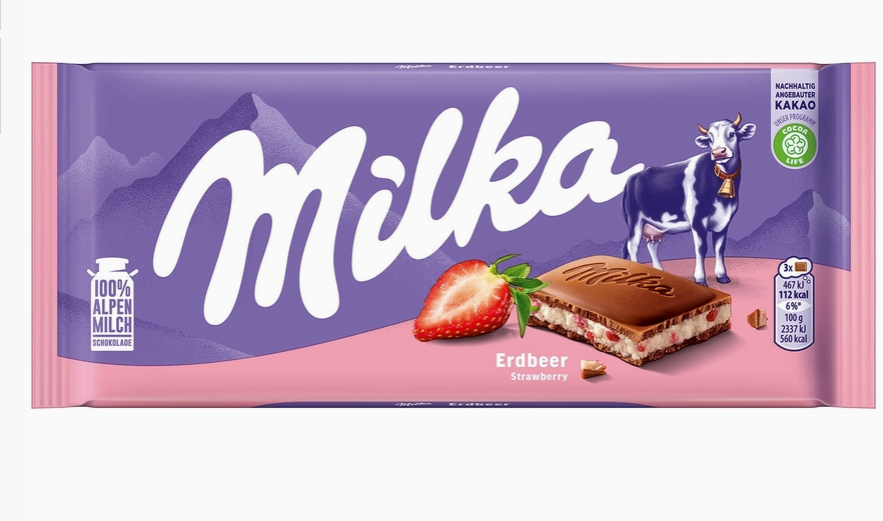 Milka Strawberry 100g (Germany)