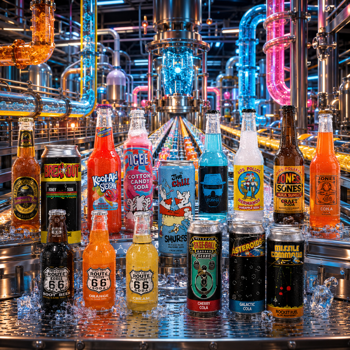 Exotic Sodas & Drinks
