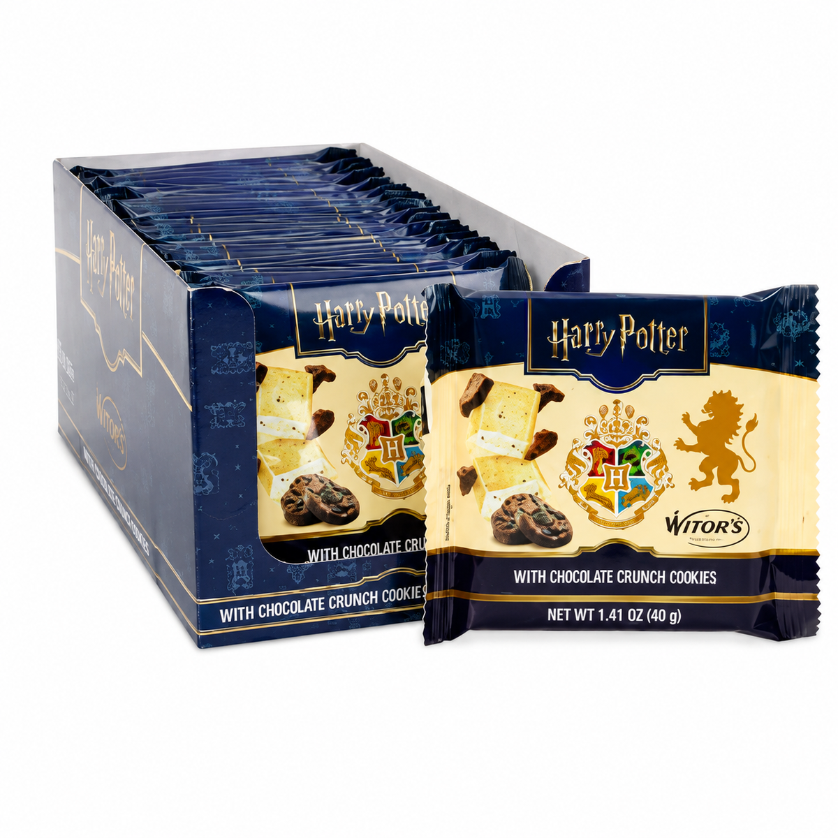 HARRY POTTER WHITE CHOCOLATE CRUNCHY COOKIES BAR 1.41 OZ