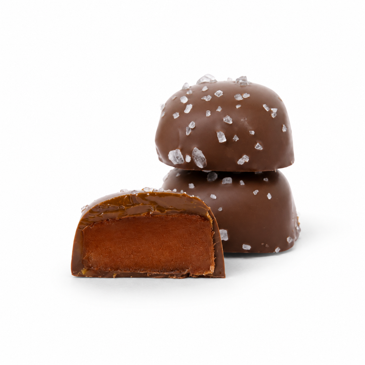 MILK CHOCOLATE SEA SALT CARAMELS