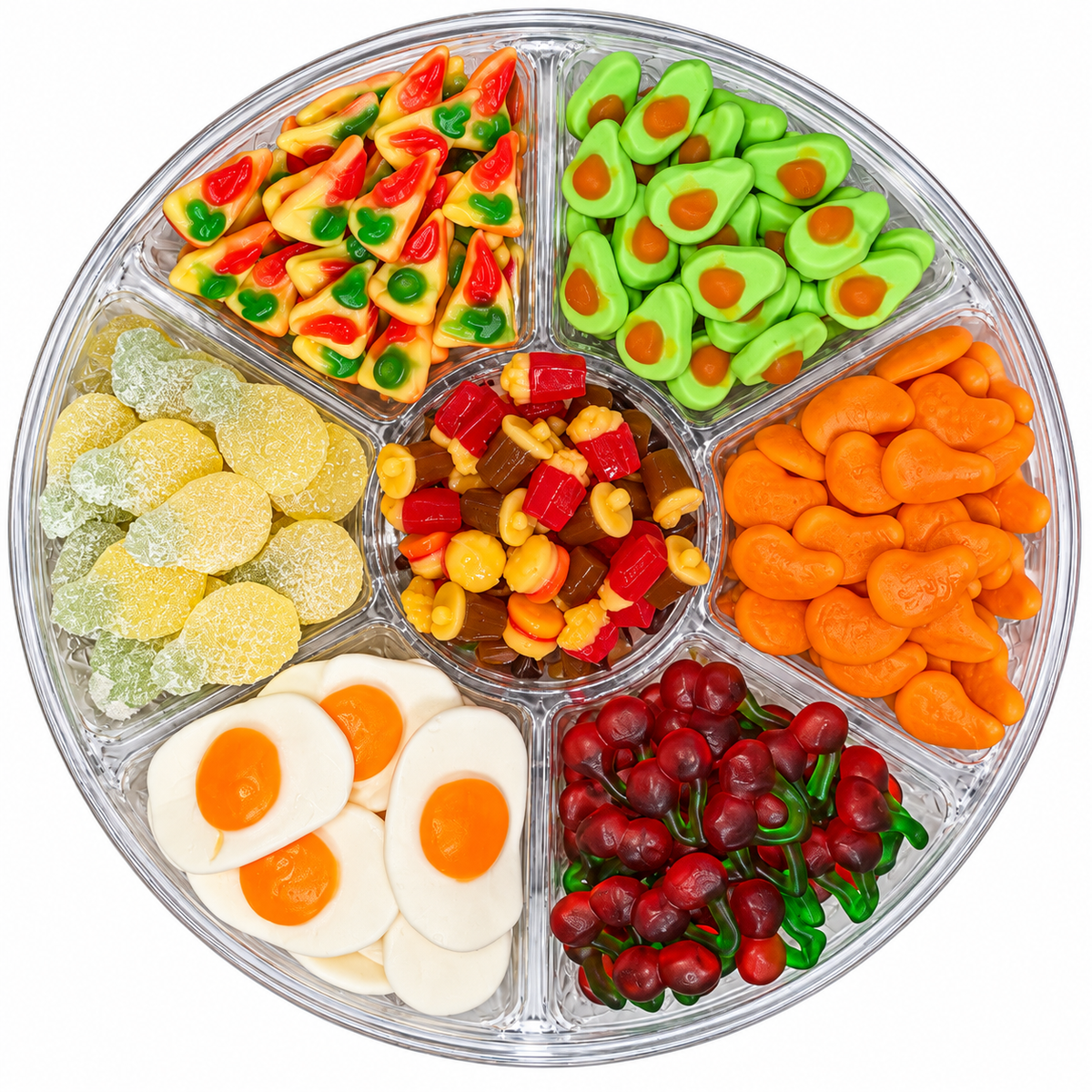 4.5 Pounds Of The Gummy Feast Platter 🍕🍳🥑