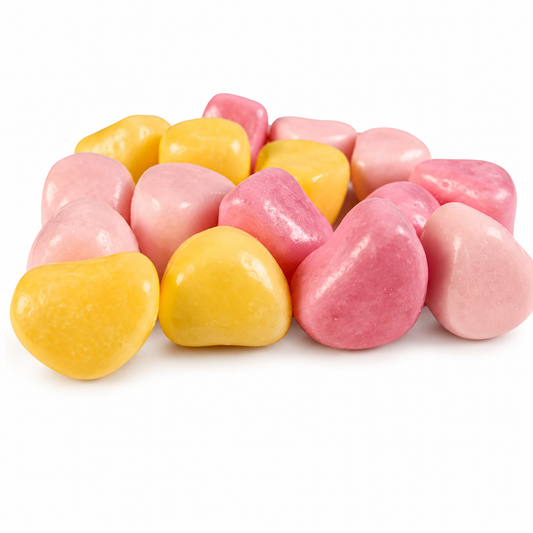 Swedish Candy - Coated Marshmallow Hearts