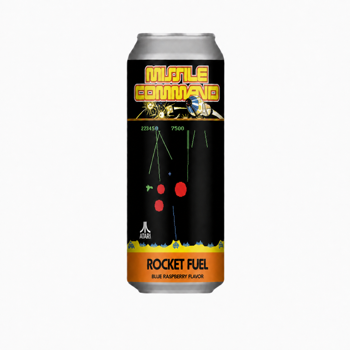 MISSILE COMMAND ROCKET FUEL BLUE RASPBERRY 16 OZ CAN