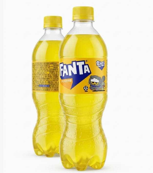 Fanta Korea Pineapple Soda Bottles 600ml