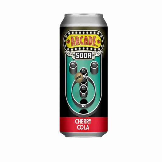 SKEE-BALL CHERRY COLA 16 OZ CAN