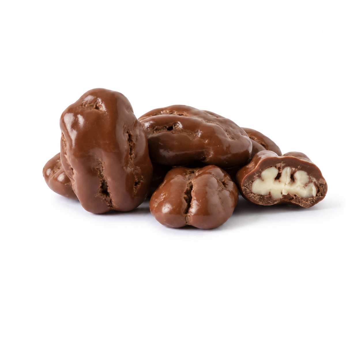 MILK CHOCOLATE PECANS