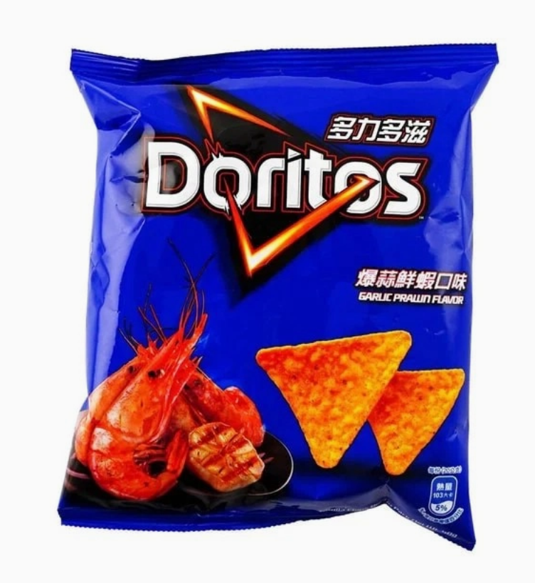 Doritos Taiwan Import Spicy Garlic Shrimp 1.4 oz