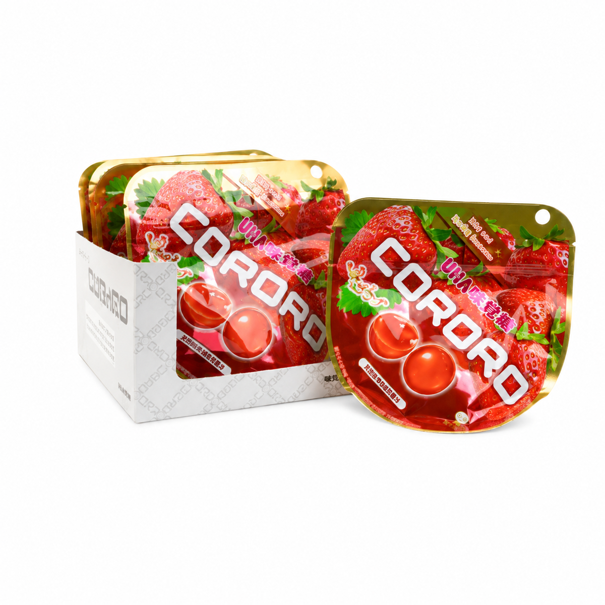 UHA MIKAKUTO CORORO STRAWBERRY 1.41 OZ POUCH