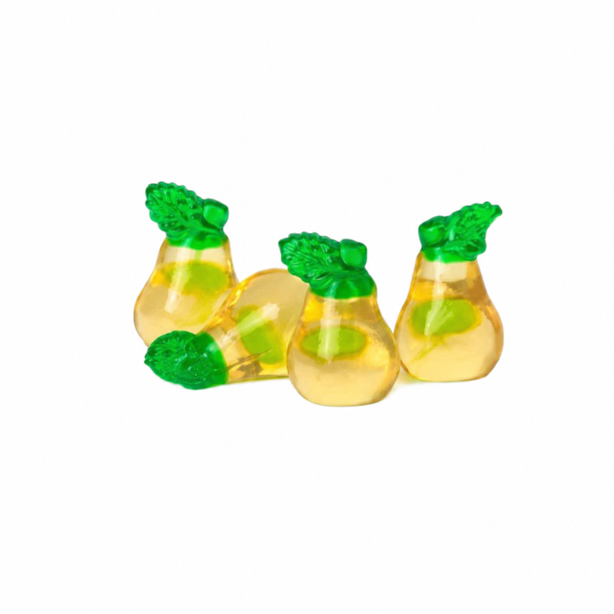 3D GUMMY FILLED FRUIT PEARS