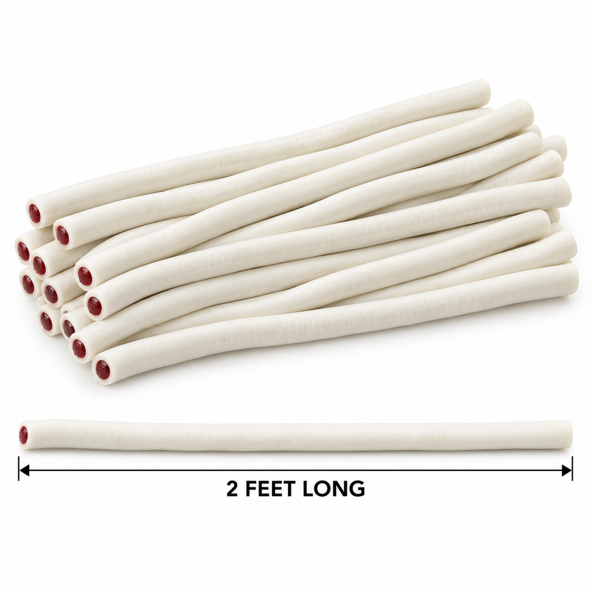 Finnish Straps Vanilla Strawberry Filled 19.7"