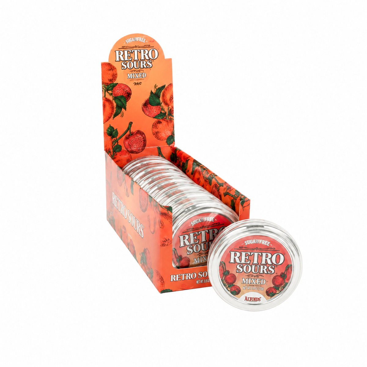 RETRO SOURS RED APPLE 2.12 OZ TIN