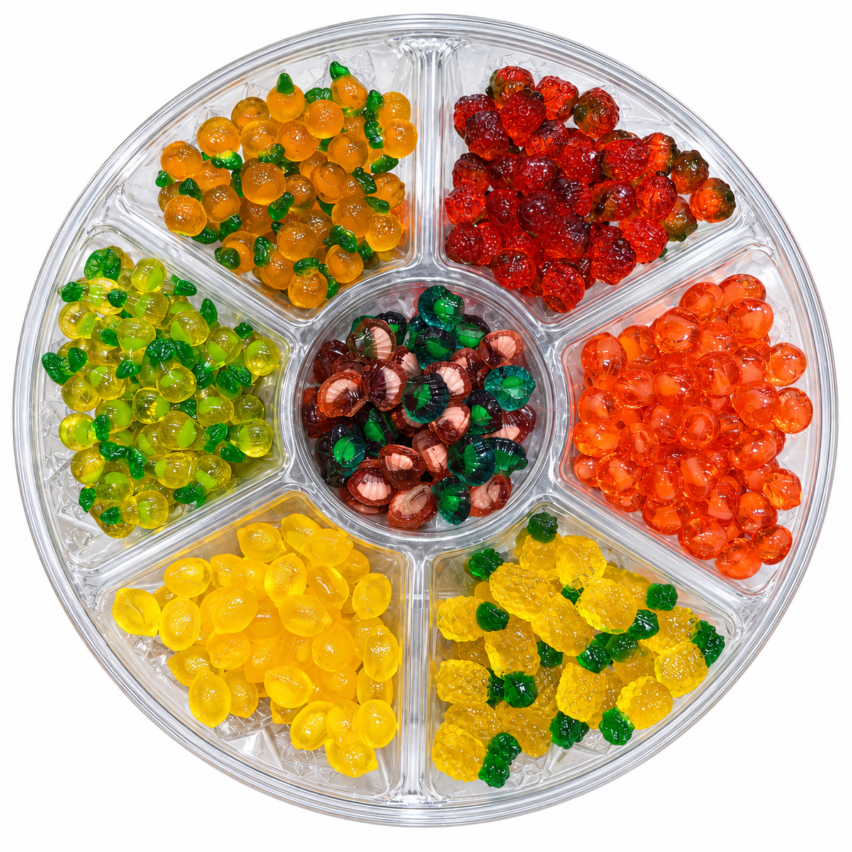 3D Fruit Gummy Platter