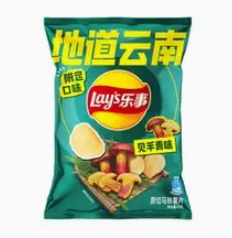 Lay's Bolete Mushroom Flavor 70g (China)