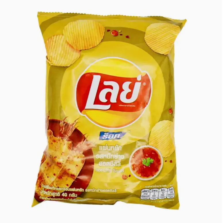 Lay's Hot Chili Squid Flavor (Thailand)