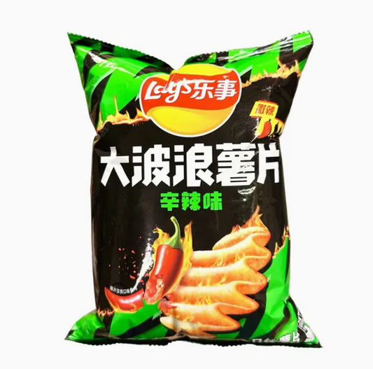 Lay's Wavy Chips Pure Spicy Flavor 70g (China)