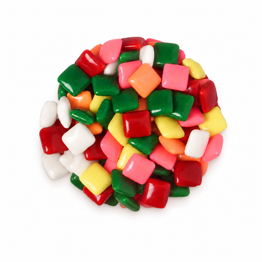 ASSORTED CHICKLET GUM TABLETS