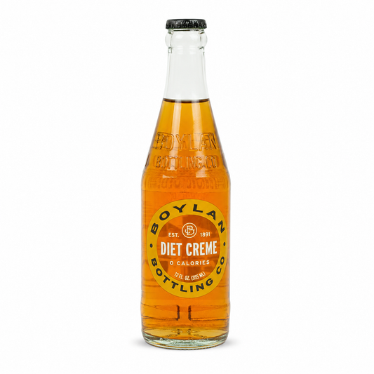BOYLAN DIET CREME SODA 12 OZ BOTTLE