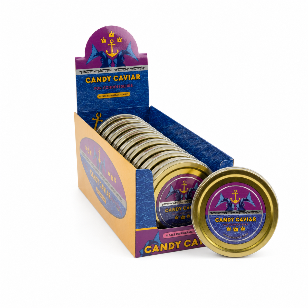 CANDY CAVIAR BLACK RASPBERRY 1.5 OZ TIN