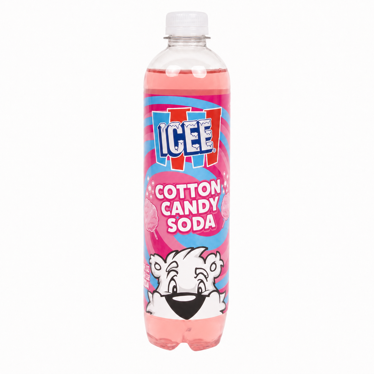 ICEE COTTON CANDY SODA 17 OZ BOTTLE