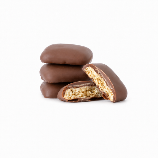 MILK CHOCOLATE MINI GRAHAM CRACKERS