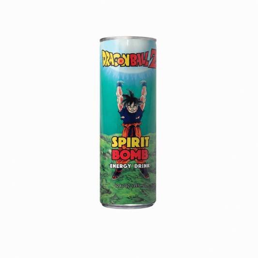 DRAGON BALL Z SPIRIT BOMB ENERGY DRINK 12 OZ CAN