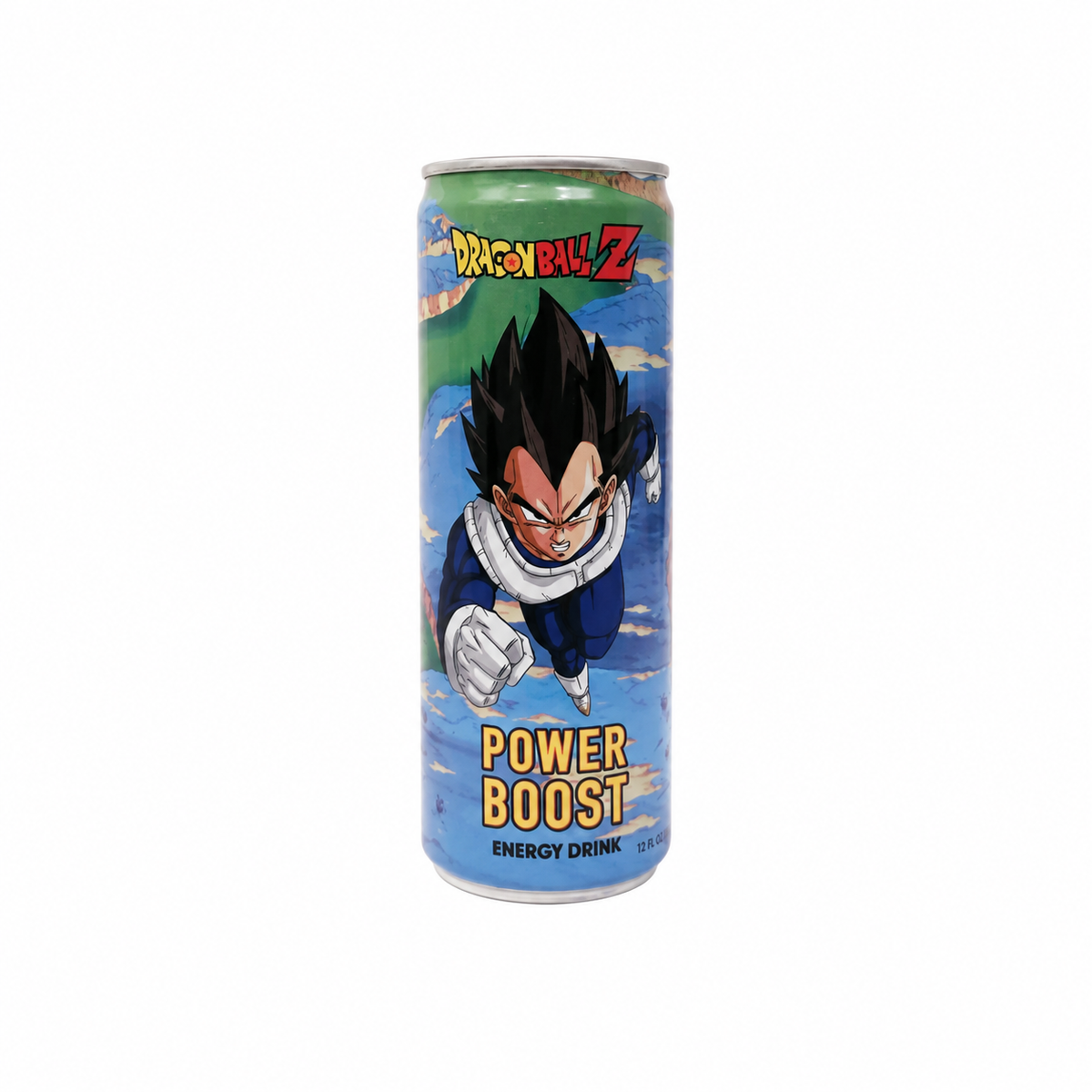 DRAGON BALL Z POWER BOOST ENERGY DRINK 12 OZ CAN