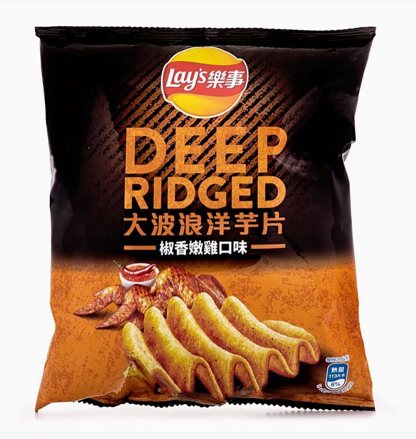 Lay's Deep Ridged Pepper Chicken 30g (Taiwan)