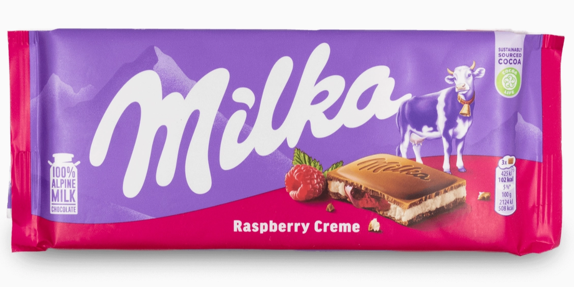 Milka Raspberry Cream 100g (European)