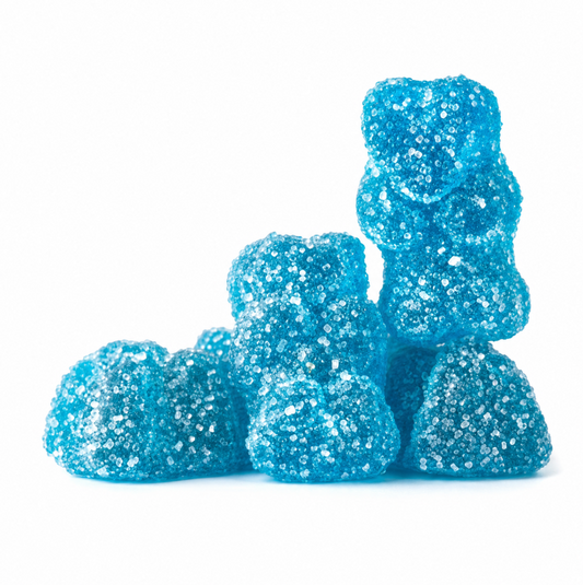 CLEVER CANDY GUMMY BEARS SOUR BLUE RASPBERRY