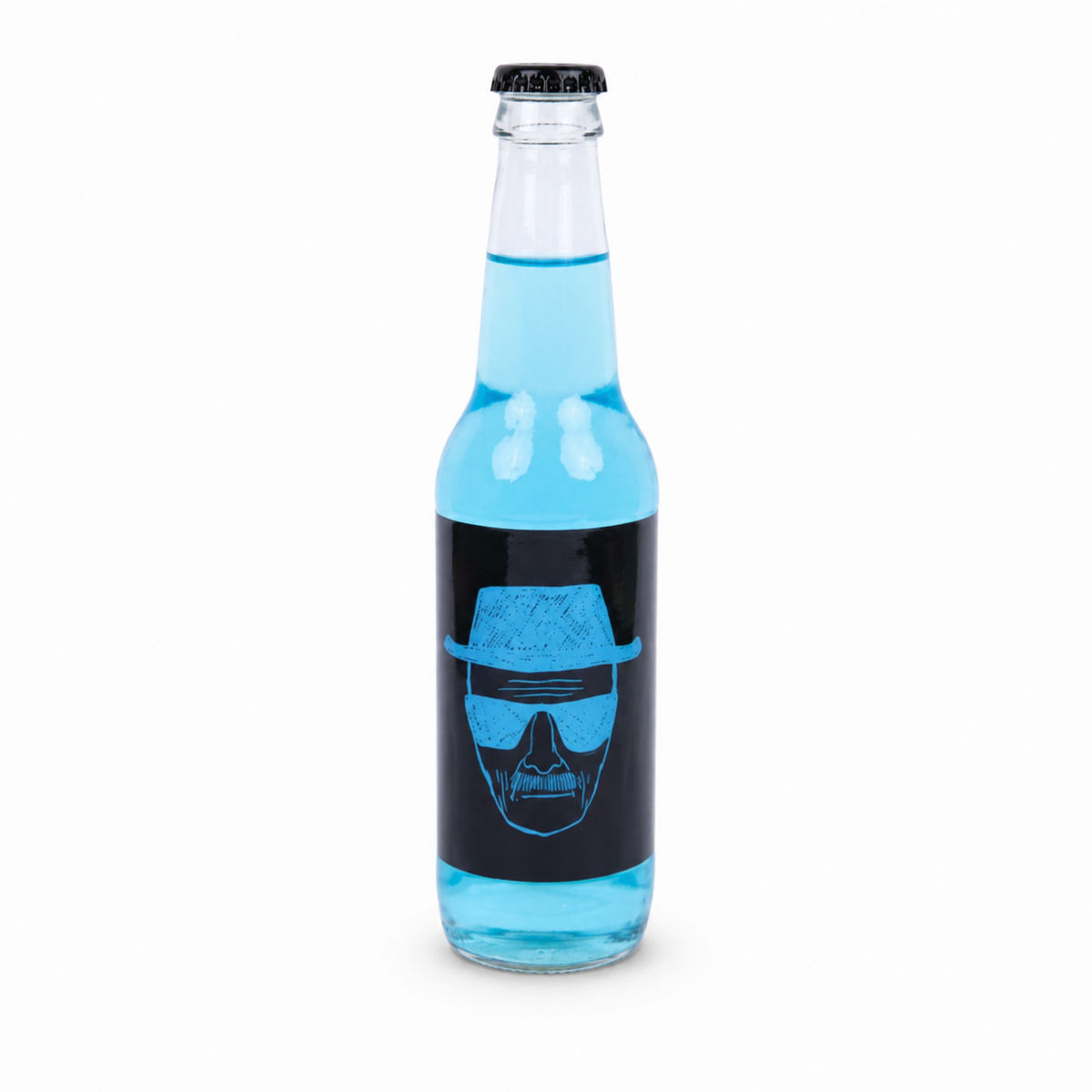 BREAKING BAD HEISENBERG BLUE CREAM SODA-12OZ