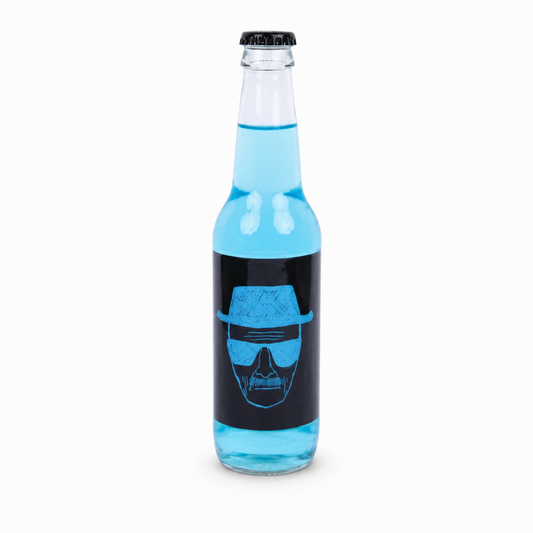 BREAKING BAD HEISENBERG BLUE CREAM SODA-12OZ